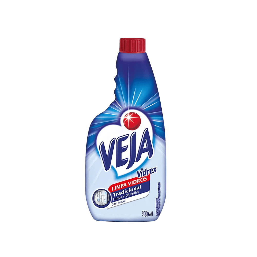 Produto Limpa Vidros Vidrex Refil Veja 500ml