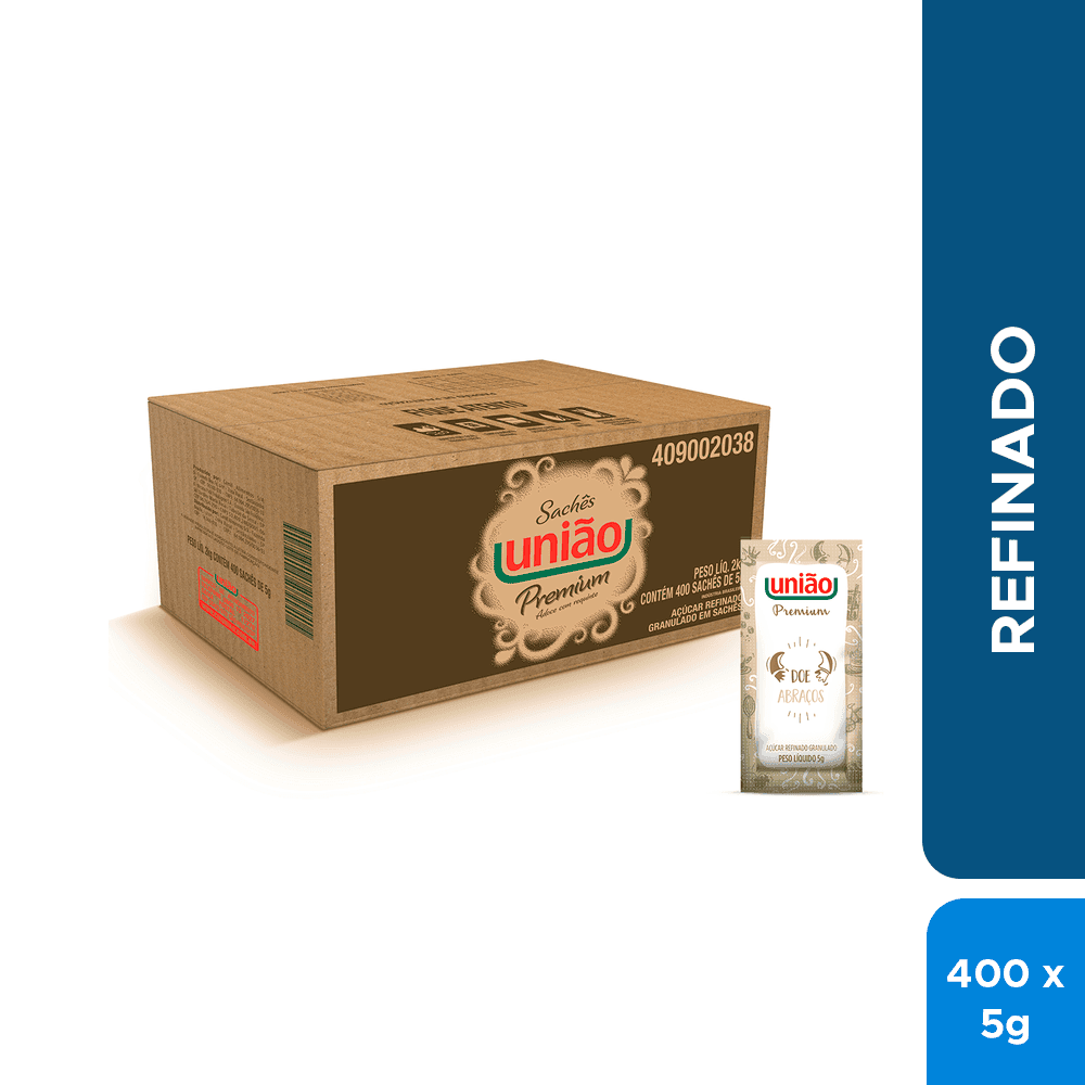Produto Açúcar União Sachê 400x5g