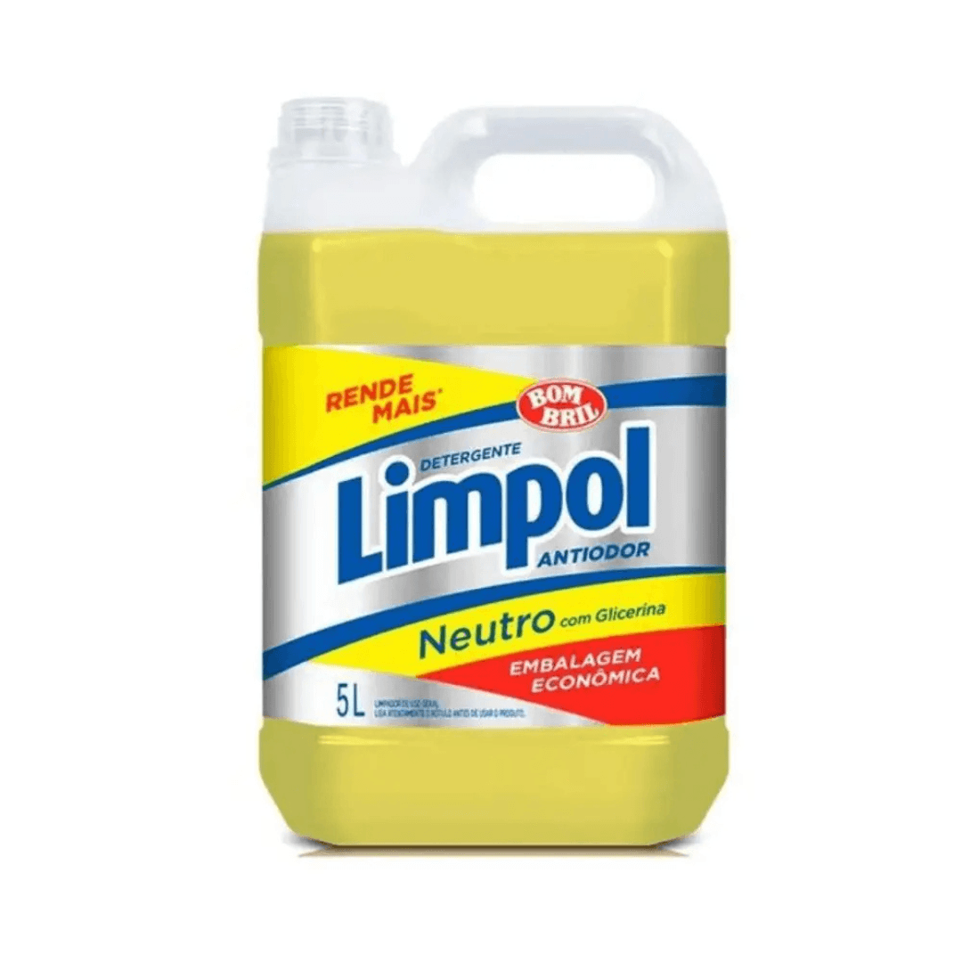 Produto Detergente Neutro com Glicerina Limpol 5 litros