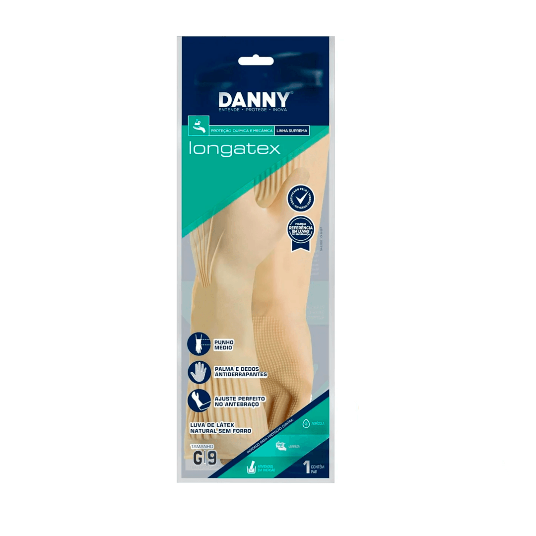 Produto Luva Látex Longa G Danny