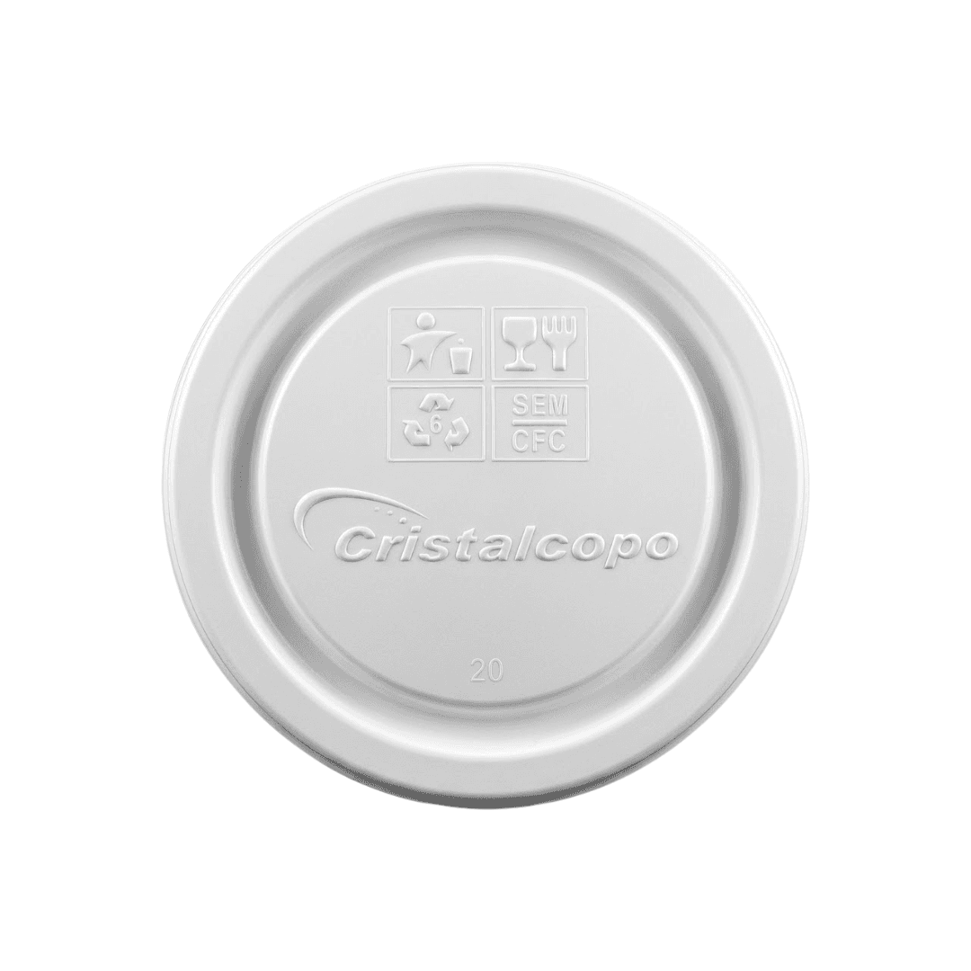 Produto Tampa para Marmitex de Isopor 750/1100ml Cristalcopo