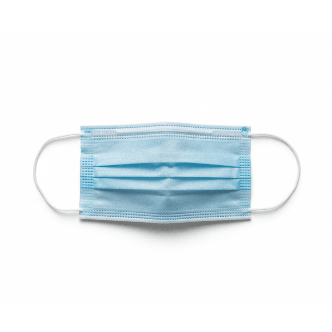 Produto Máscara Descartável TNT Tripla Infantil Azul Massar