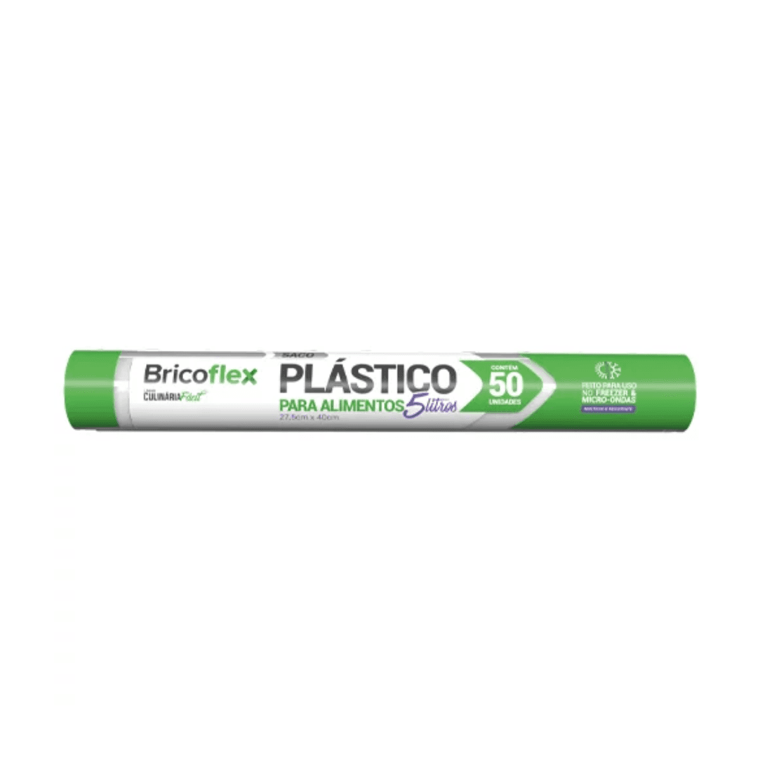 Produto Saco Plástico P/Freezer 5LT Bricoflex 27,5x40cm