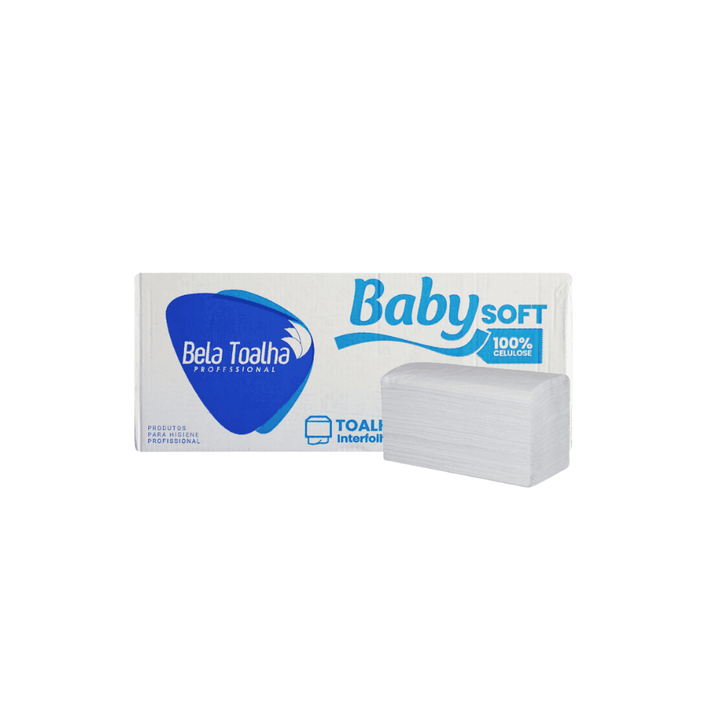 Produto Papel Interfolha Soft 100% Celulose Folha Simples Baby 4.800 folhas 22x21