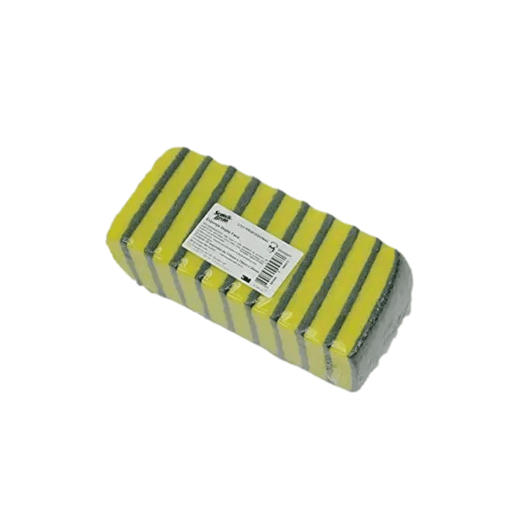 Produto Esponja de Limpeza Dupla Face Scotch-Brite™ Profissional – 10 unidades, 75 x 110mm
