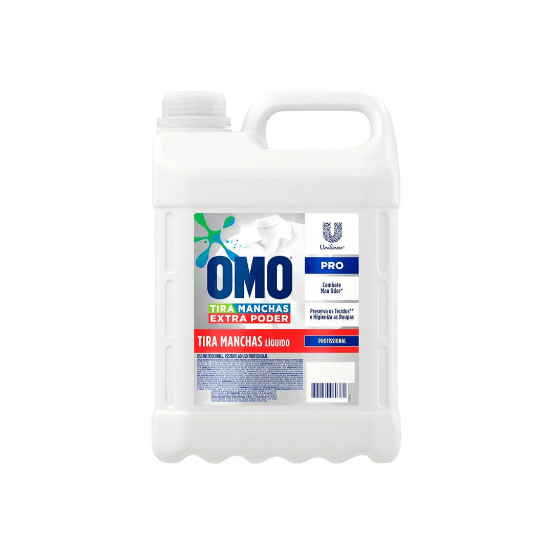 Sabão Líquido Profissional OMO Tira Manchas 5 Litros