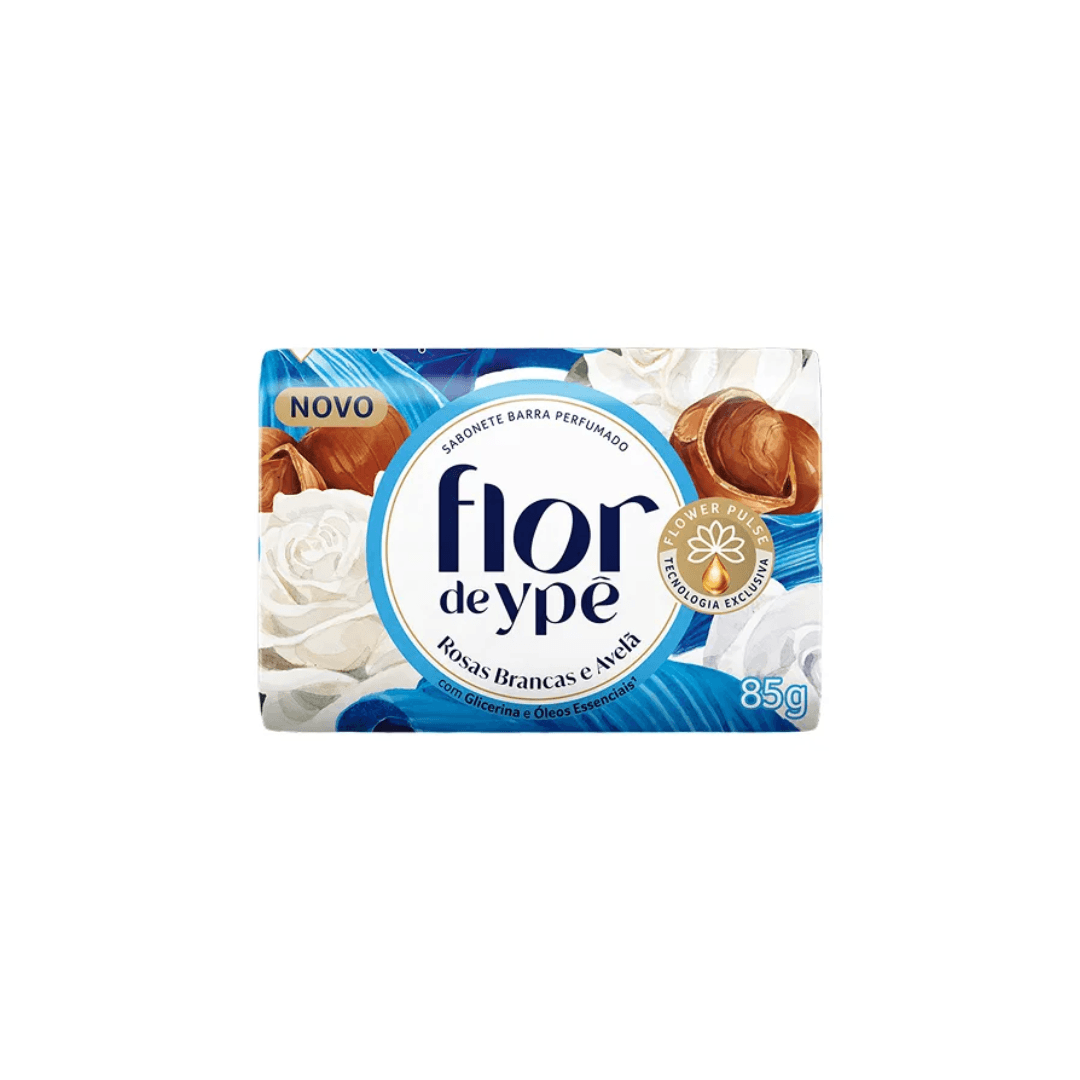 Produto Sabonete Flor de Ypê Rosas Brancas e Avelã 12x85g