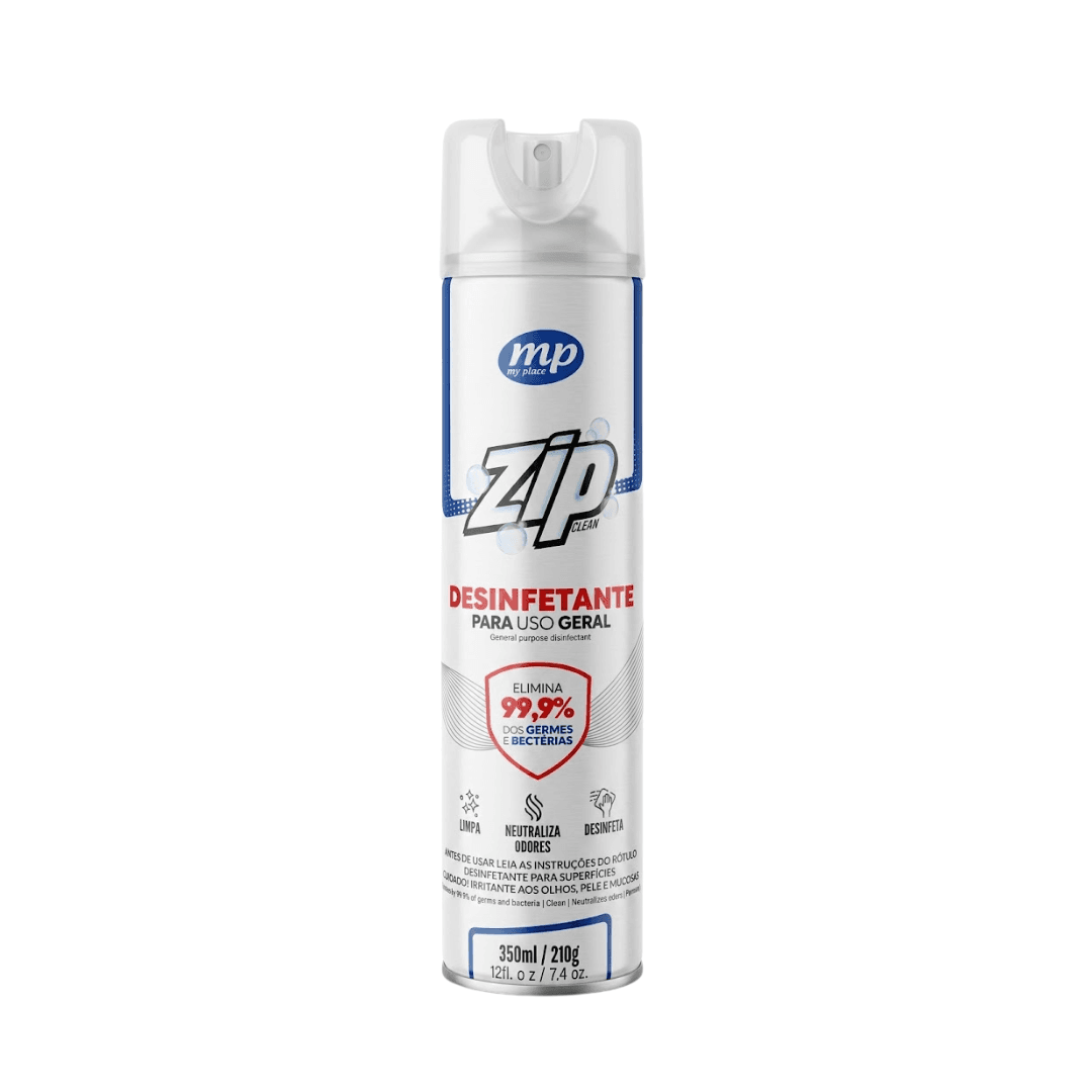 Produto Desinfetante para Uso Geral Aerossol 350ml Zip