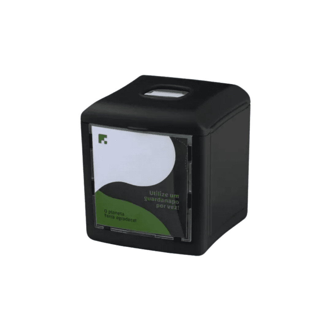 Produto Porta Guardanapo Preto Fortcom