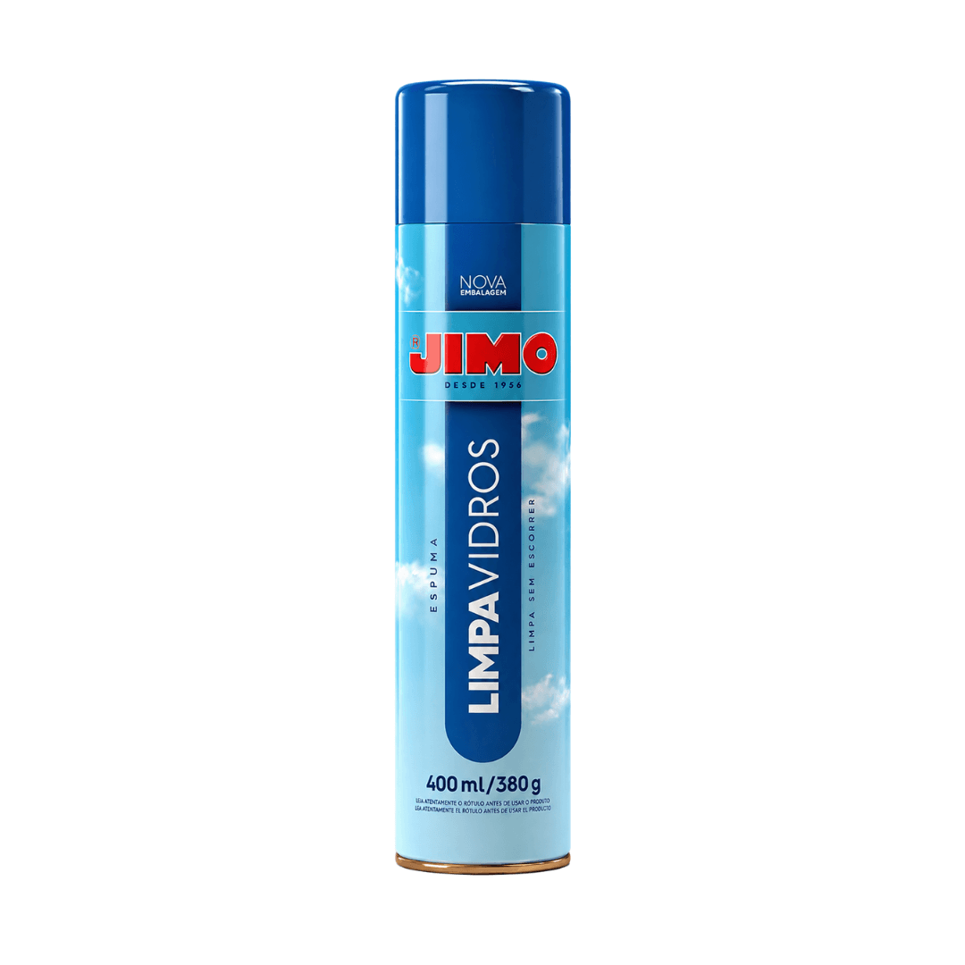 Produto Limpa Vidros 400ml Jimo Espuma Aerossol