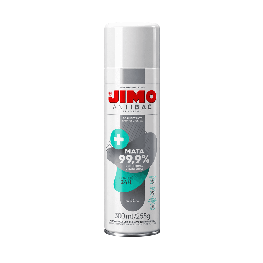 Produto Desinf 300ml Jimo Antibac Aerossol