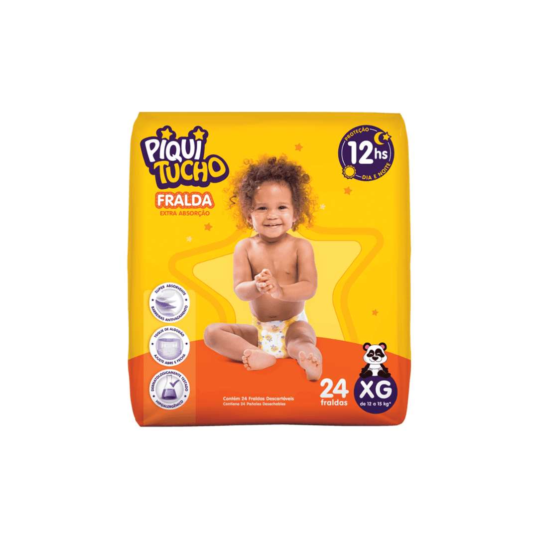 Produto Fralda Piquitucho XG