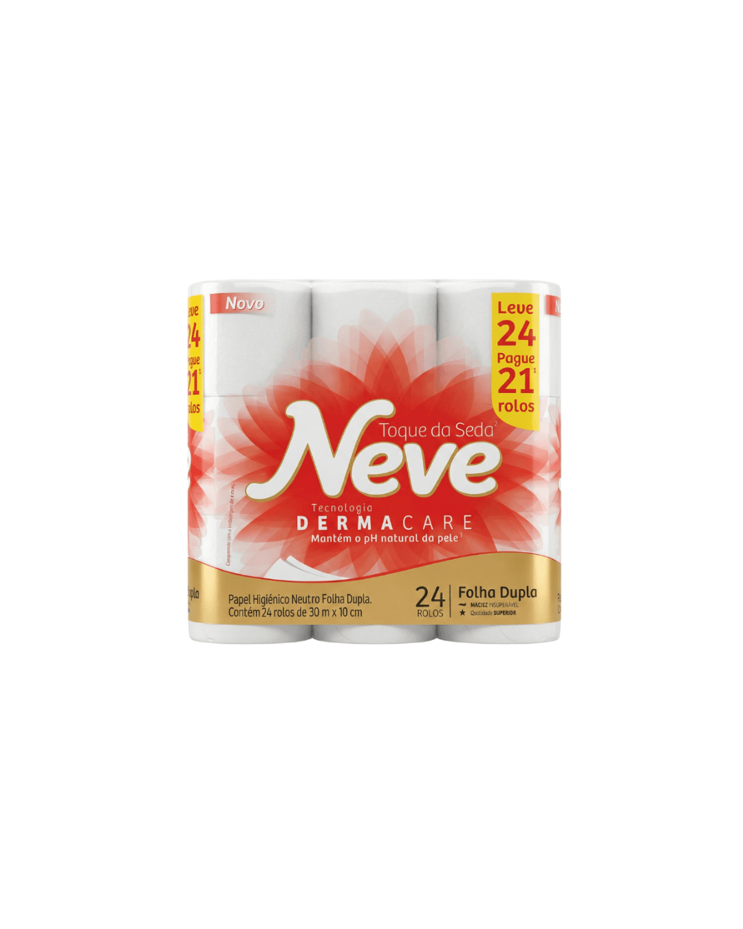 Produto Papel Higiênico Folha Dupla 3X24X30M Neve